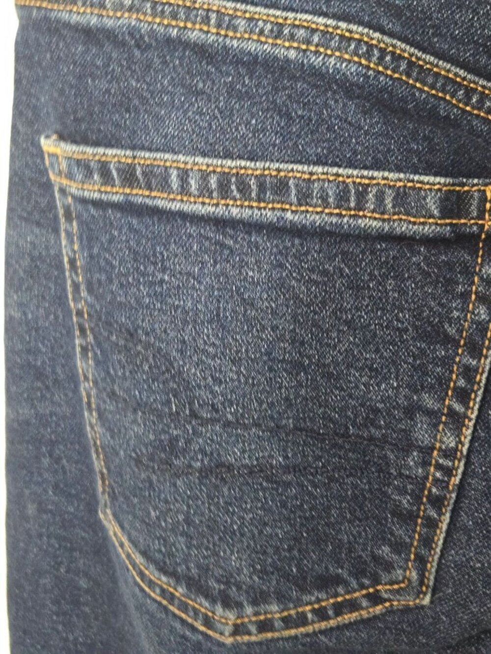 American Eagle Super High Rise Straight Stretch Cuffed Denim Jeans Size 4 - Picture 12 of 14